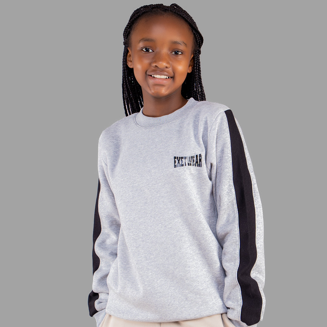 Exetwear Kids'/Teens' Light Grey Sweatshirt