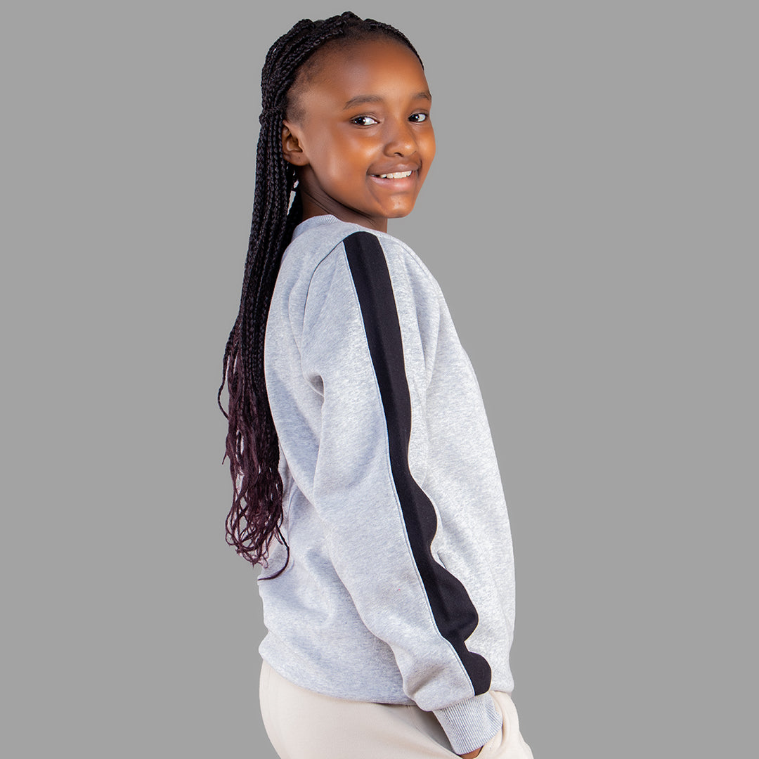 Exetwear Kids'/Teens' Light Grey Sweatshirt