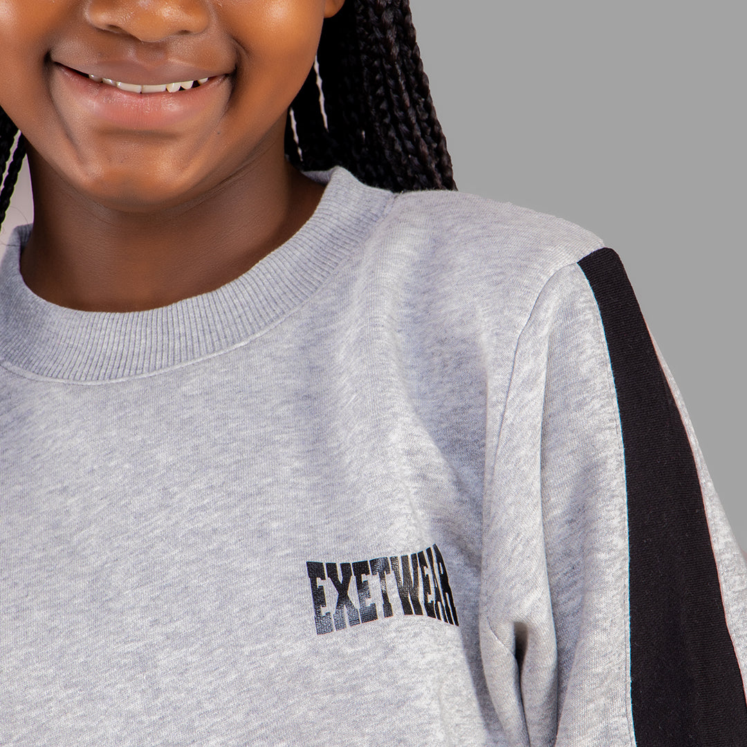 Exetwear Kids'/Teens' Light Grey Sweatshirt