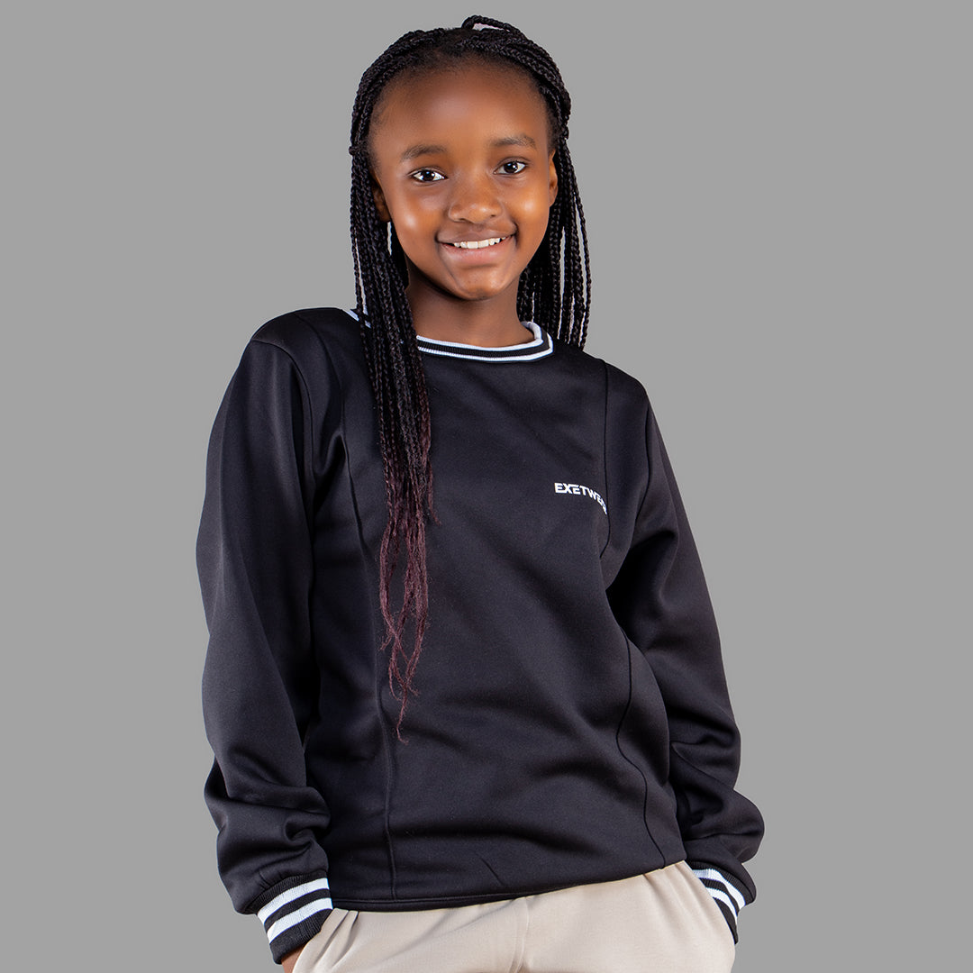 Exetwear Kids Black Sweatshirt