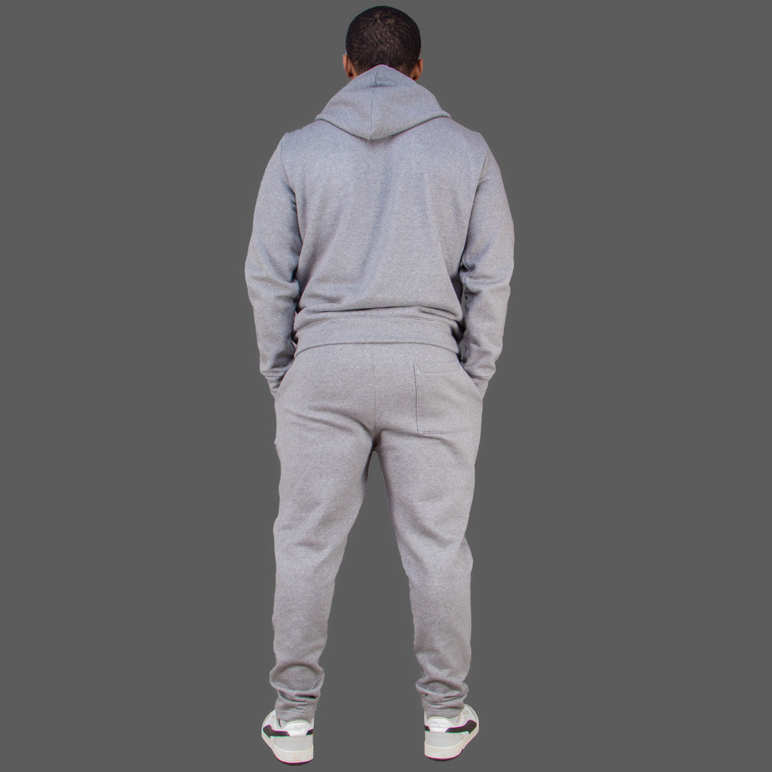 Exetwear Men's Grey Hoodie Set