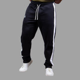 Black men Sweatpants (White Stripes)