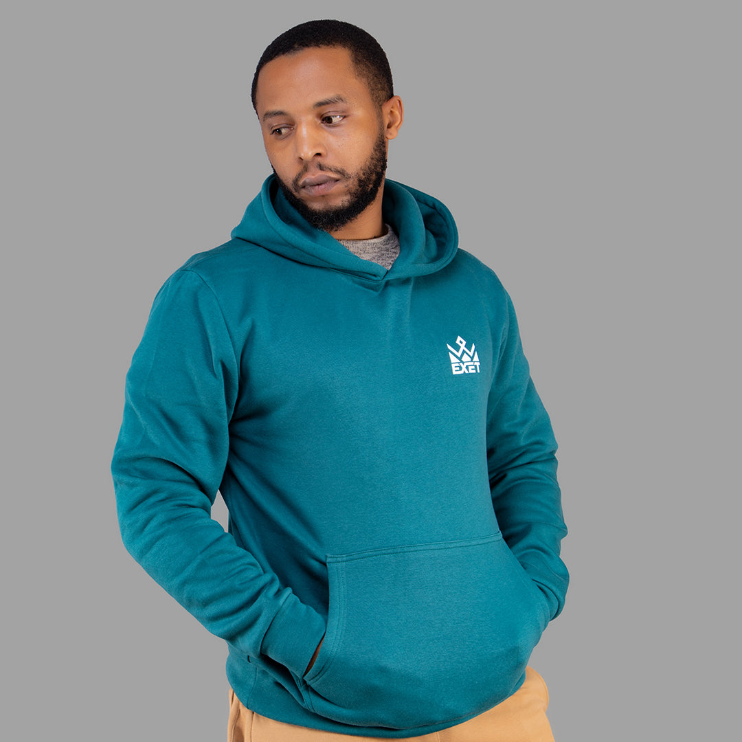 Exetwear Hoodie in Jade Green