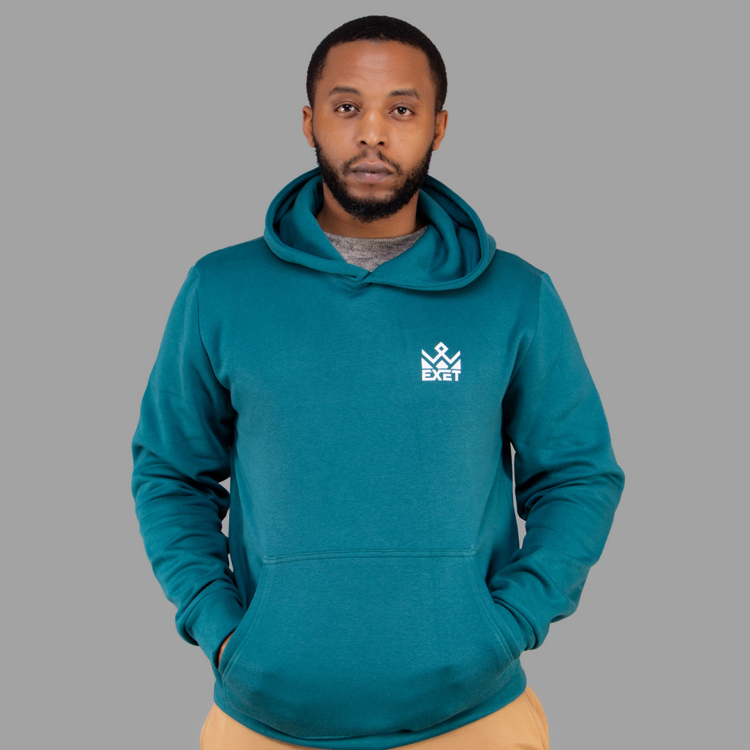 Exetwear Men's Jade Green Hoodie Set