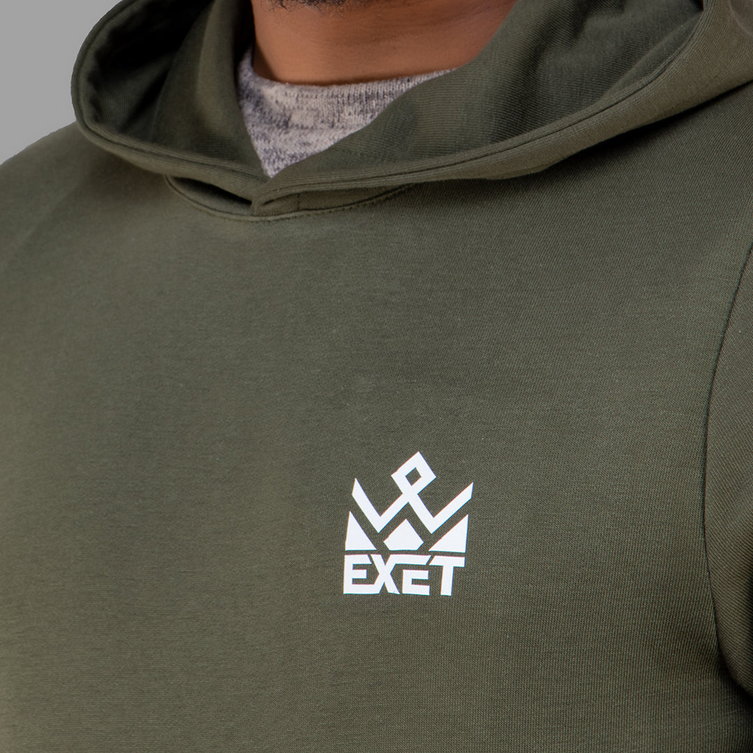 Exetwear Men's Hoodie in Juggle Green