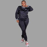 Women Tech Fleece jogger set (Black)