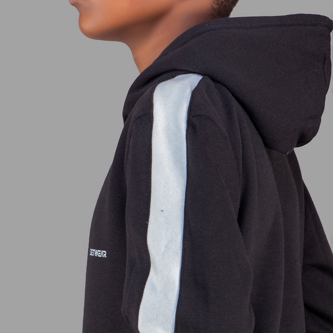 Exetwear Black/White Boys Hoodie