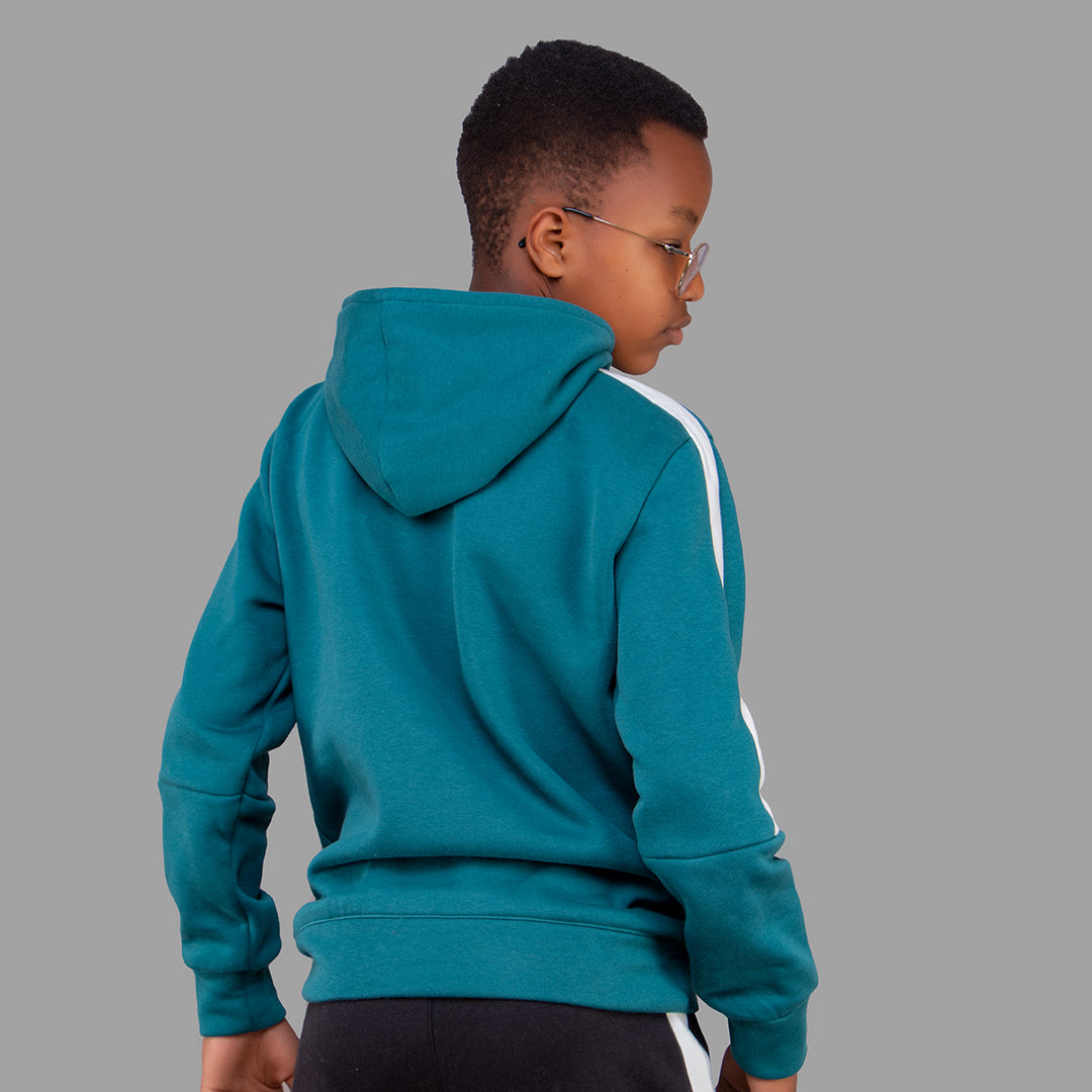 Exetwear Jade Green/White Boys Hoodie