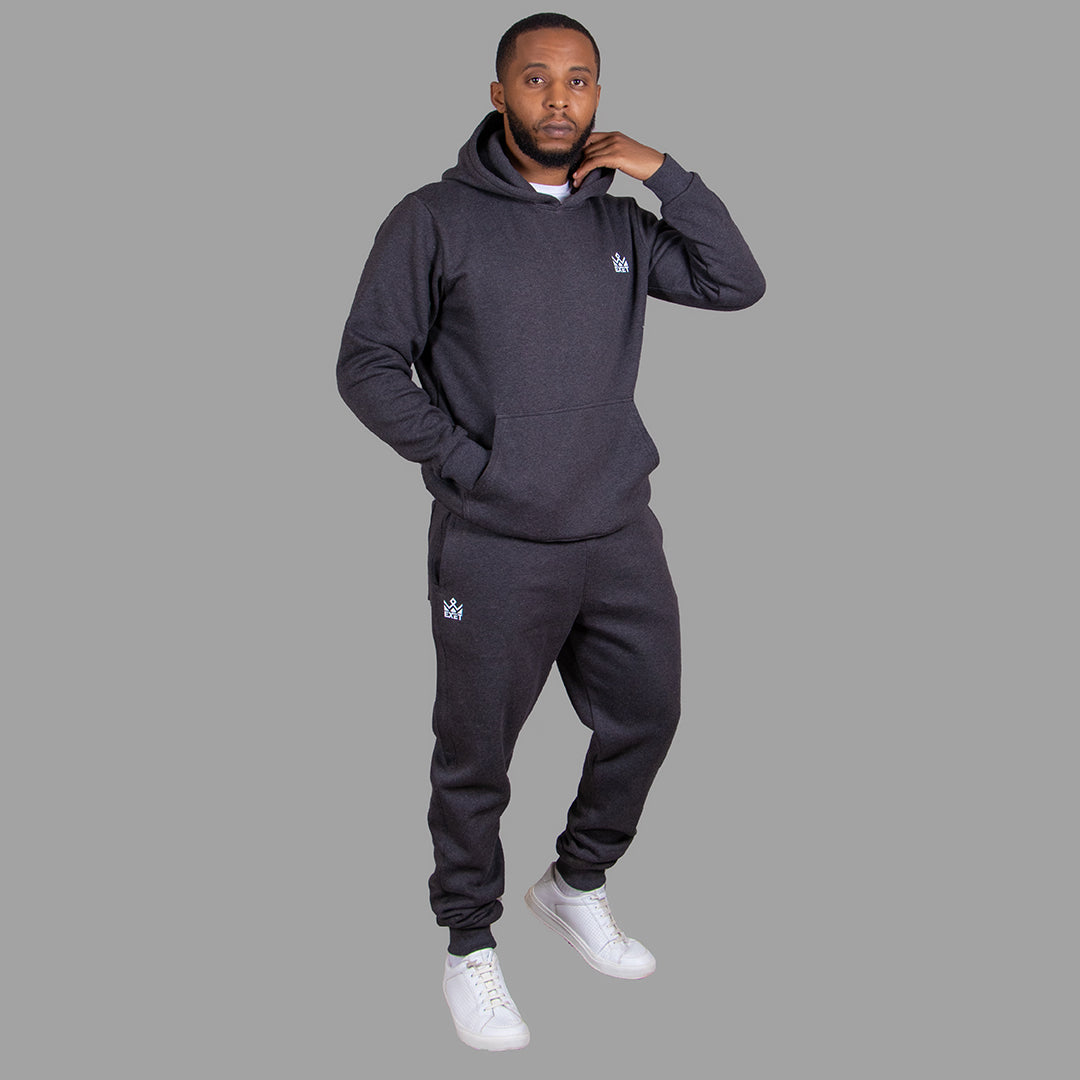 Men's Hoodie Set in Dark Grey