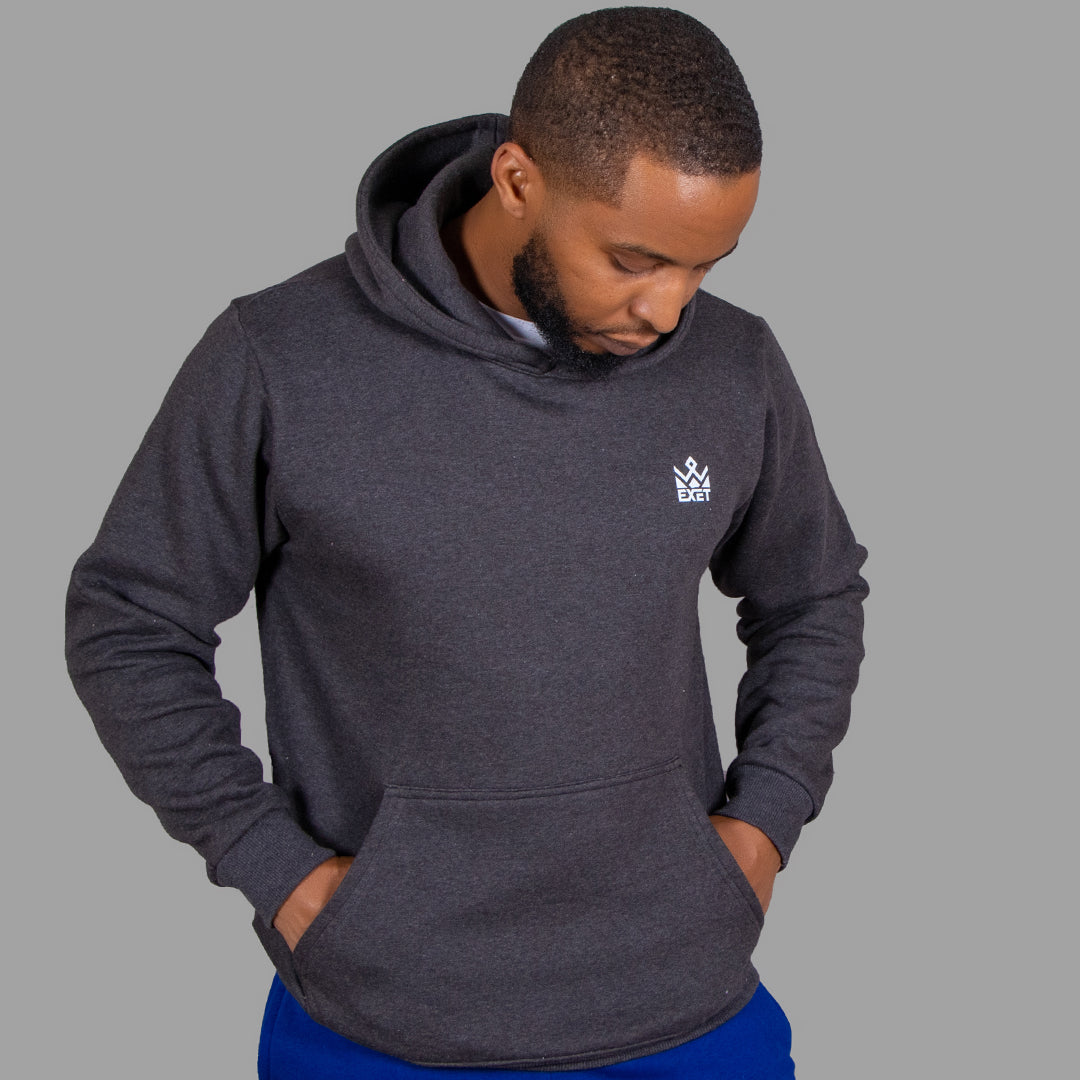 Exetwear Men's Hoodie in Dark Grey