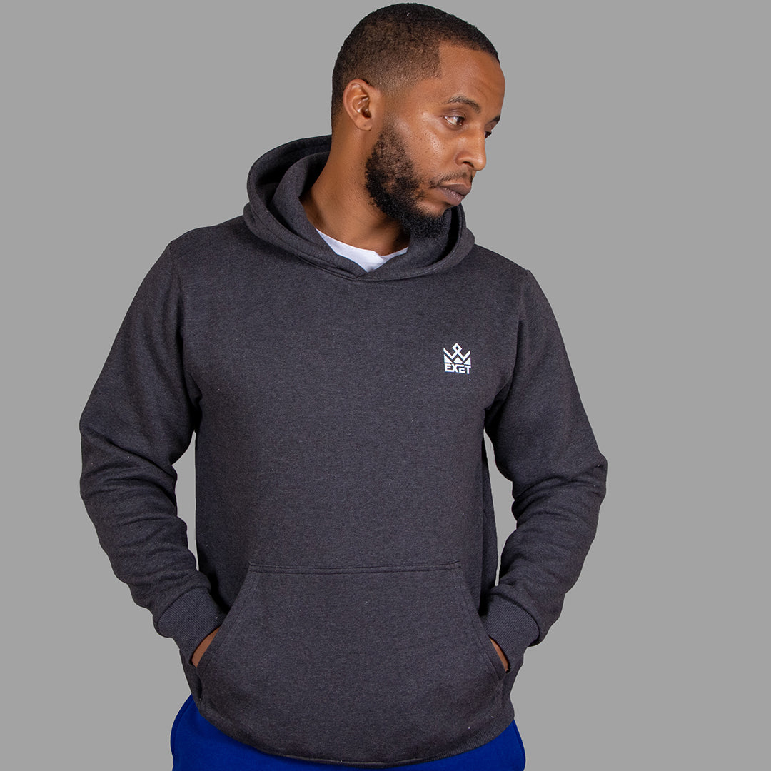 Exetwear Men's Hoodie in Dark Grey