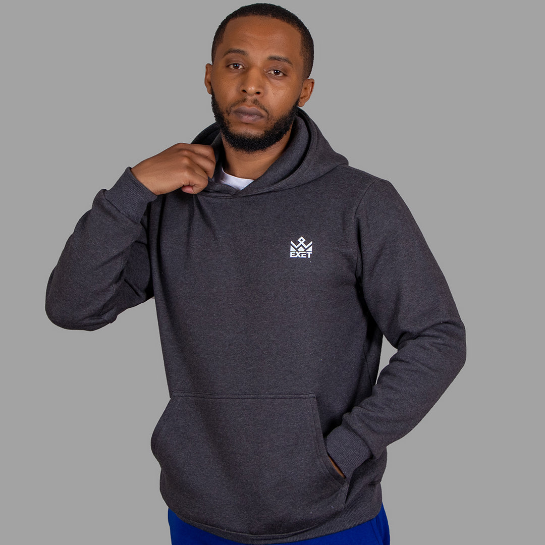 Exetwear Men's Hoodie in Dark Grey