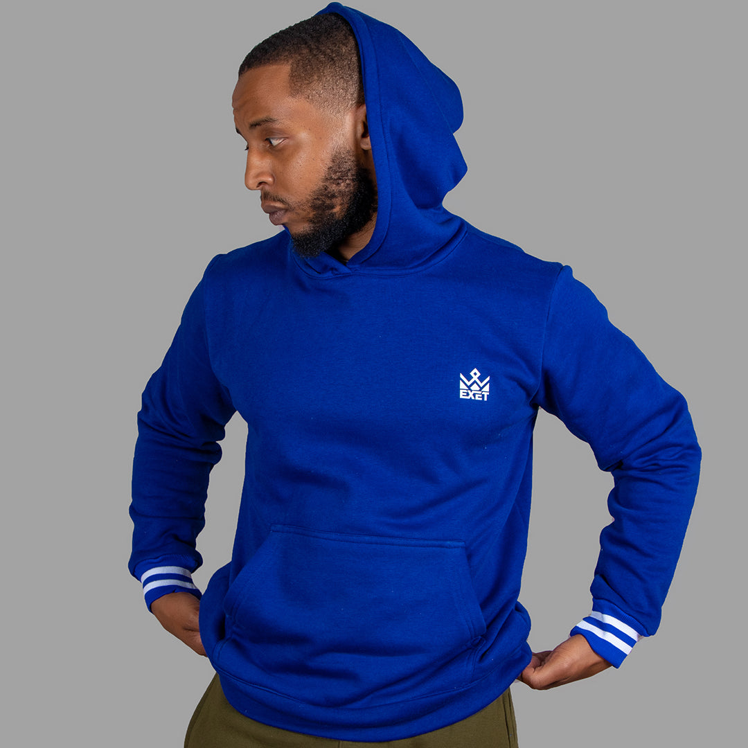 Exetwear Men's Hoodie in Royal Blue