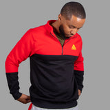 Men Sweatshirt (Black/Red)