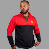 Men Sweatshirt (Black/Red)