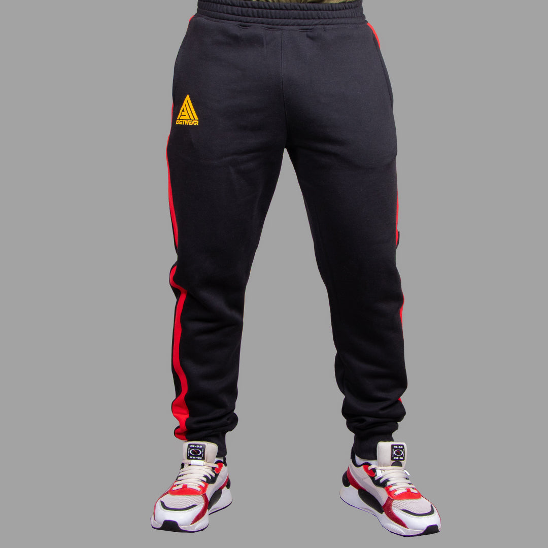 Men's Sweatpants (Black/Red)