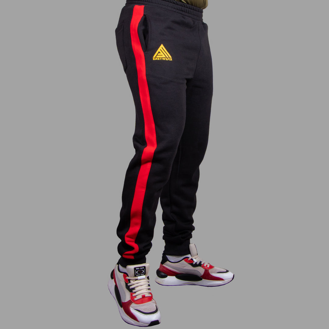 Men's Sweatpants (Black/Red)