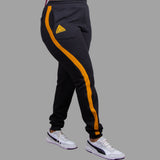Women's Sweatpants (Black/Mustard yellow)