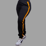 Women's Sweatpants (Black/Mustard yellow)