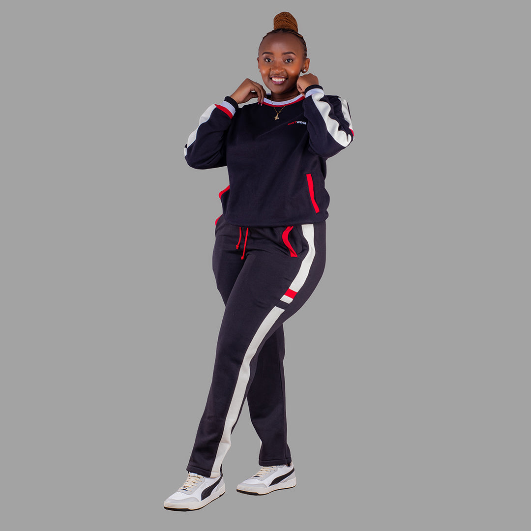 Women black sweatsuit Set