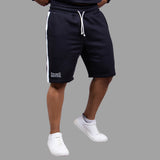 Black Men Shorts (White stripes)