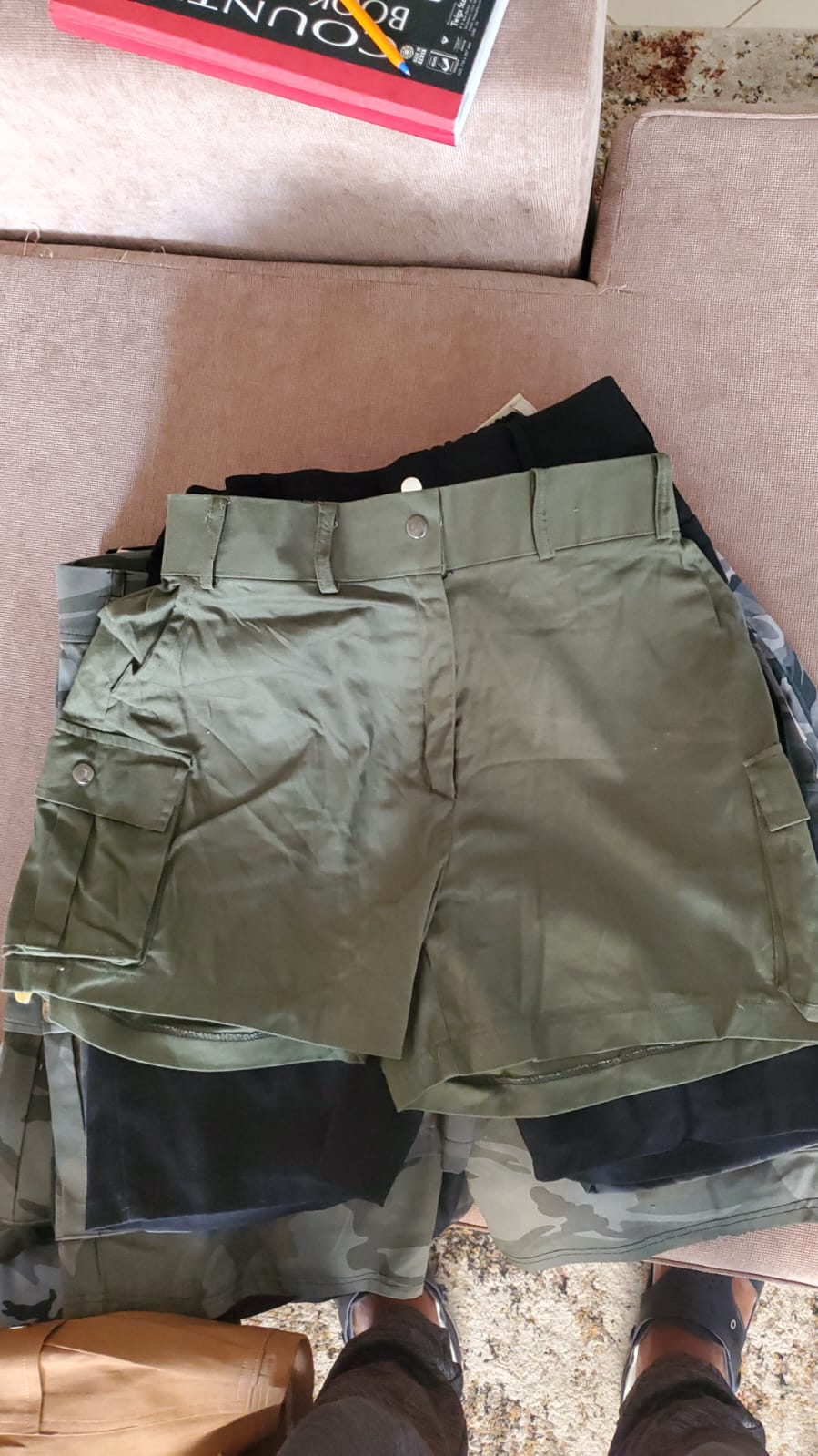 Women’s Cotton Twill Cargo Shorts