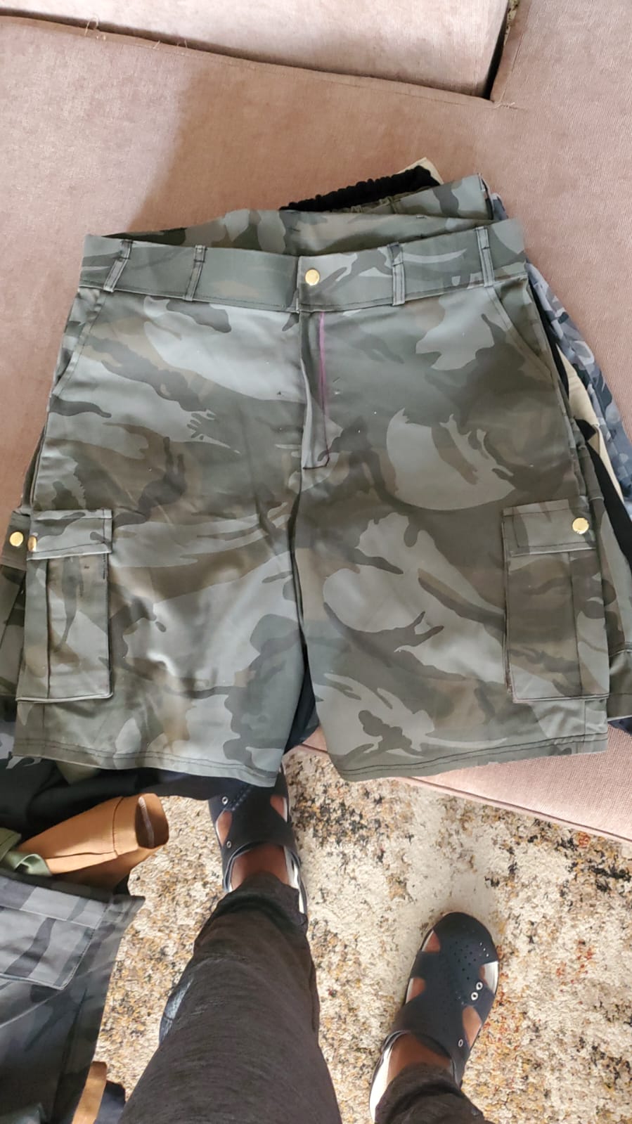 Women’s Cotton Twill Cargo Shorts