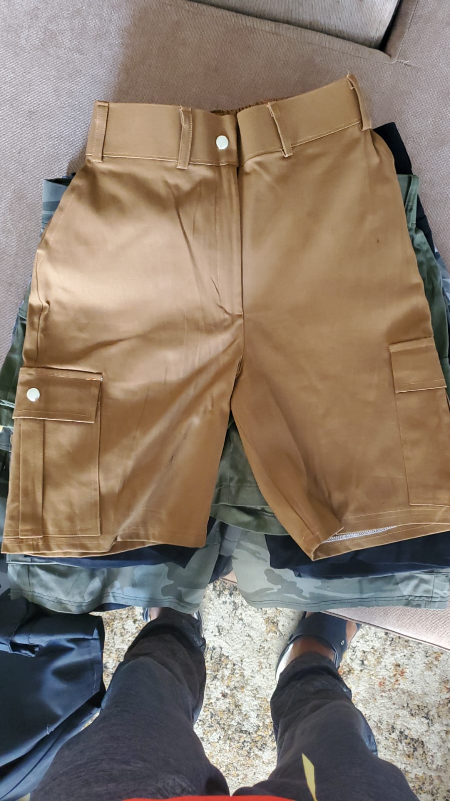 Women’s Cotton Twill Cargo Shorts