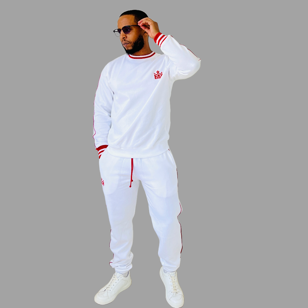 Men Sweatsuit set (White)