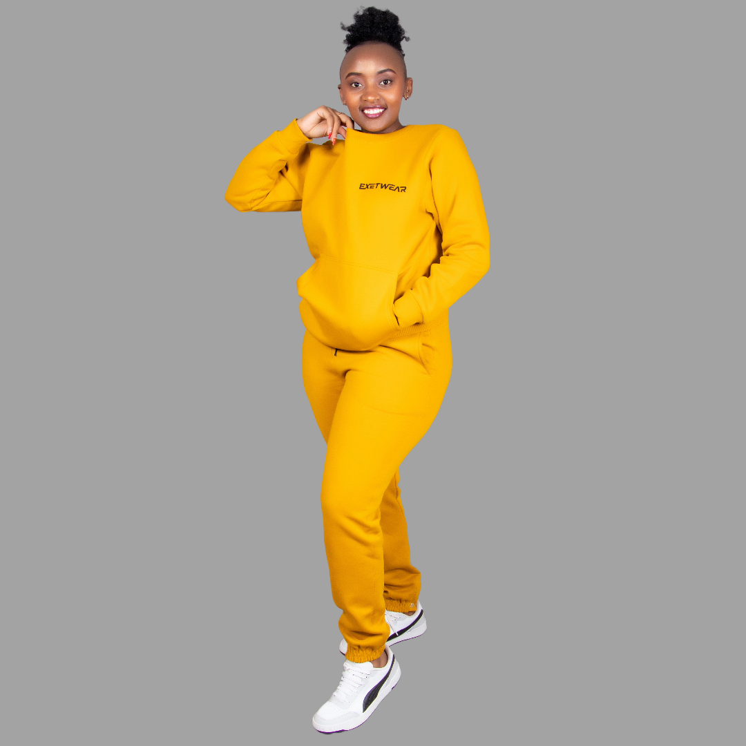 Women Sweatshirt Set (Mustard Yellow)