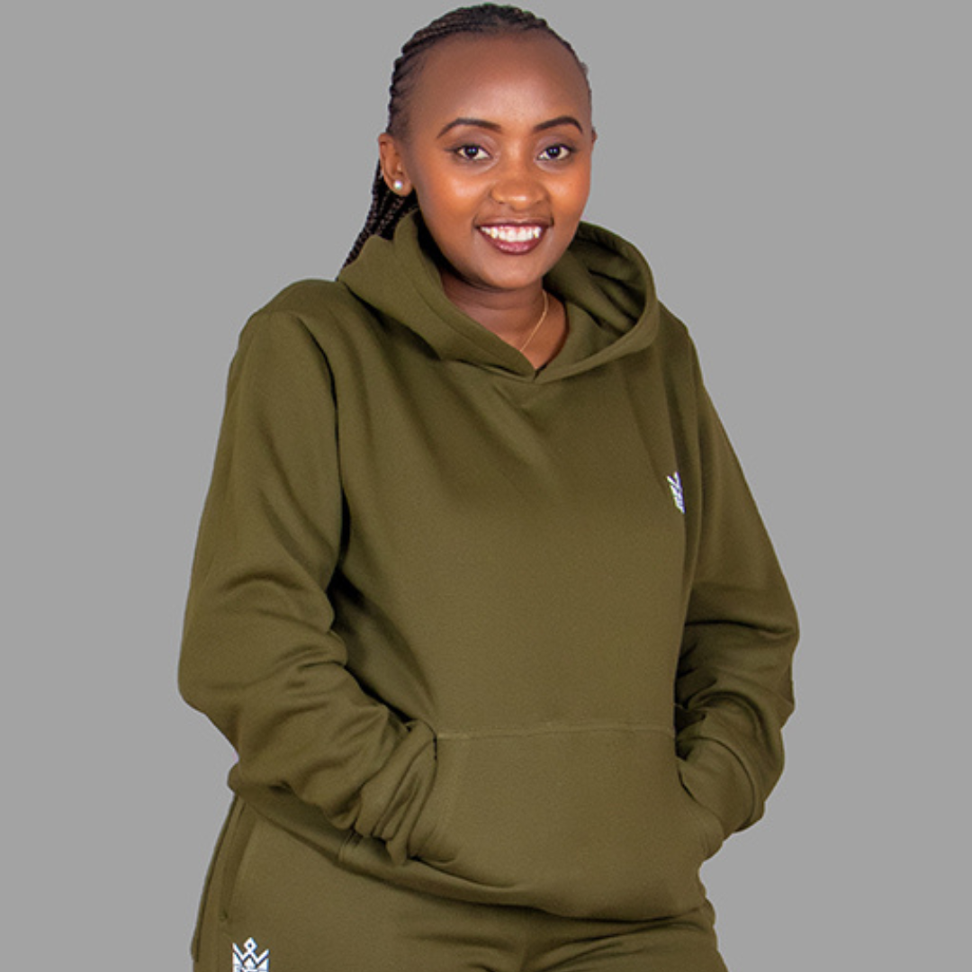 Women's Hoodie in Juggle Green