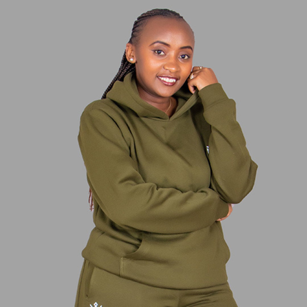 Women's Hoodie in Juggle Green