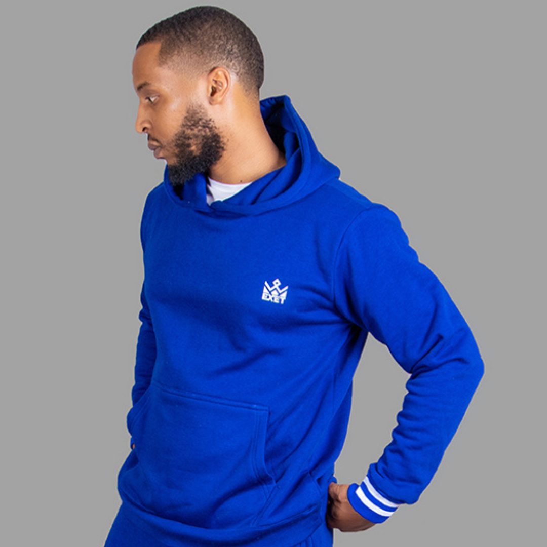 Exetwear Men's Hoodie in Royal Blue