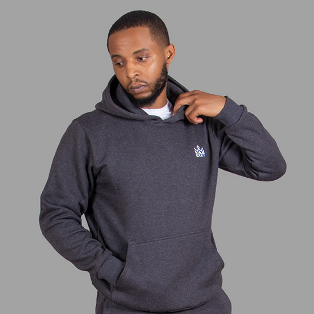 Exetwear Men's Hoodie in Dark Grey