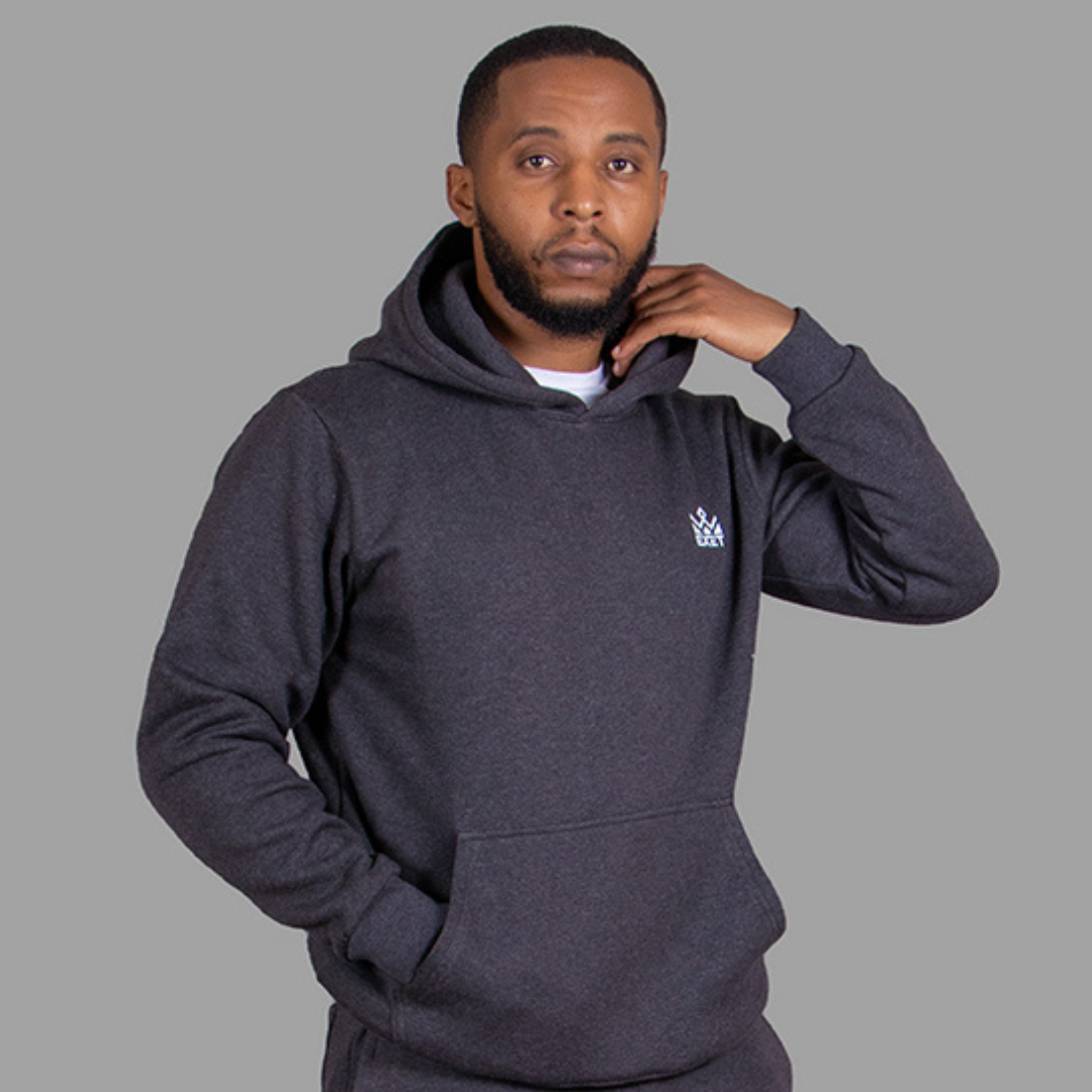 Men's Hoodie Set in Dark Grey