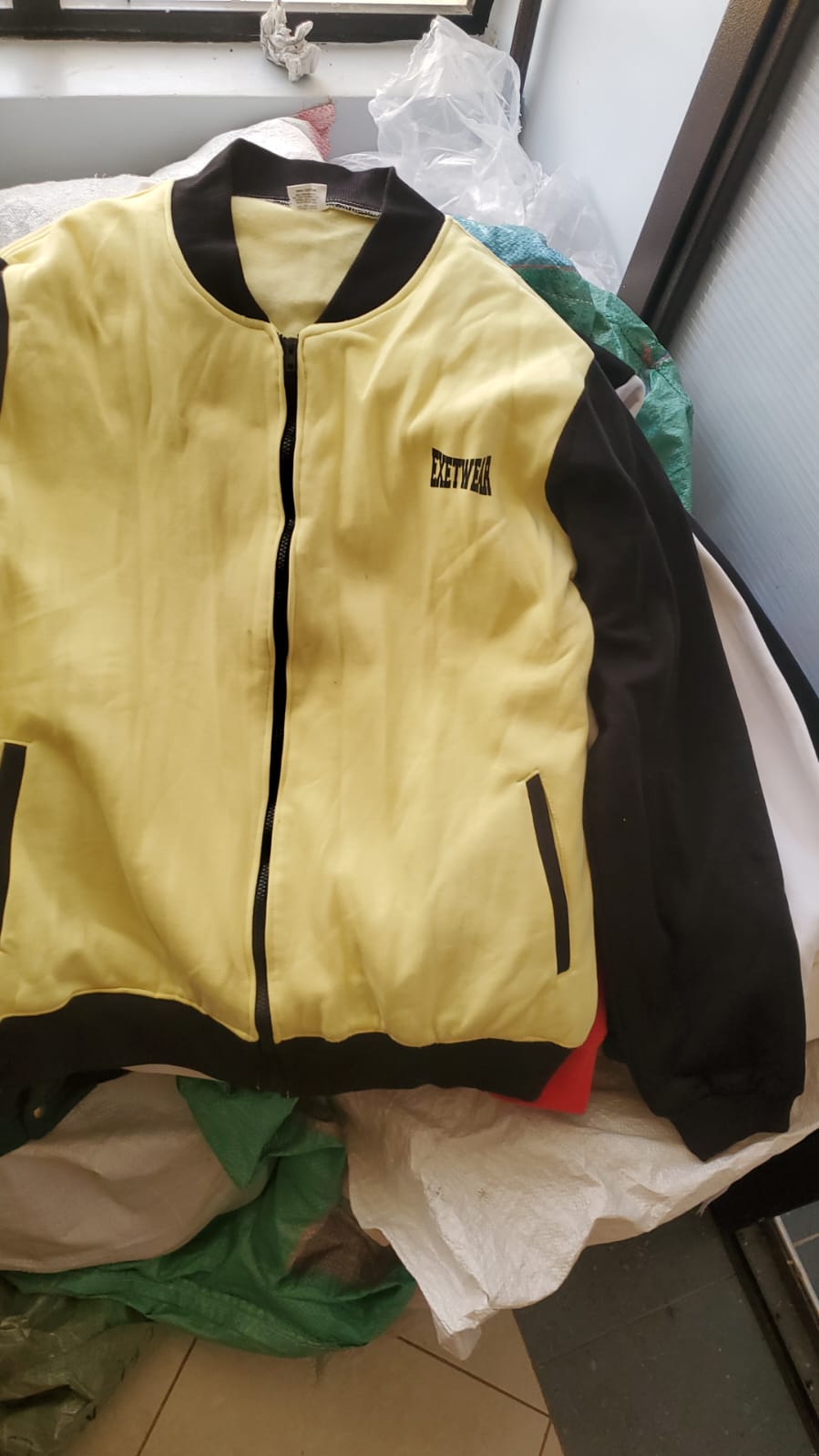 Exetwear Women’s Two-Tone Varsity Zip Jacket