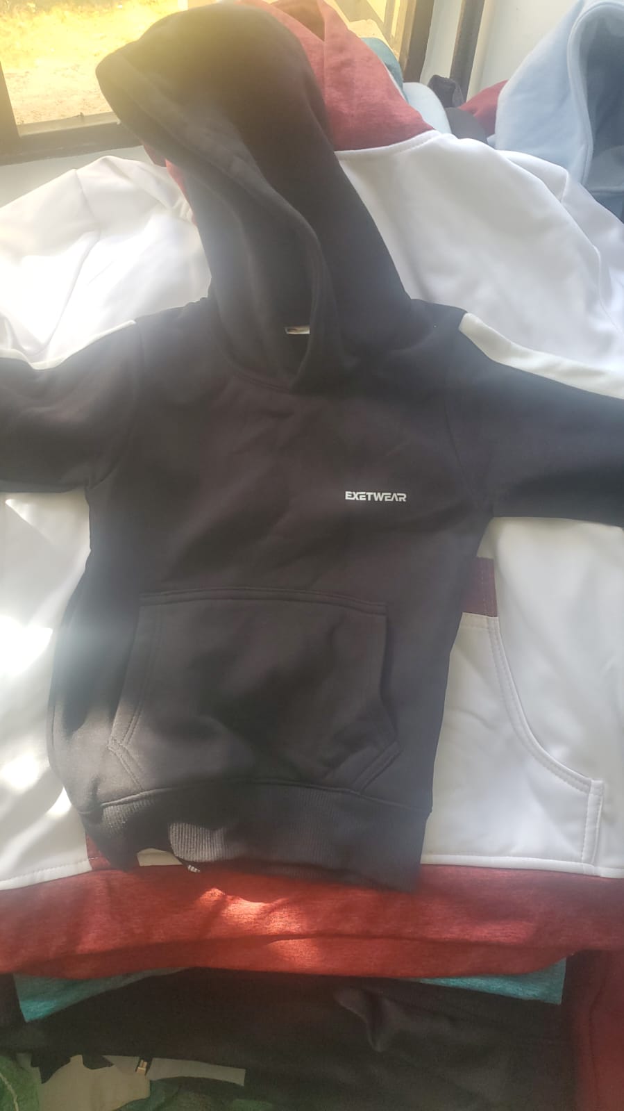 Exetwear Kids Stripe Sleeve Hoodie