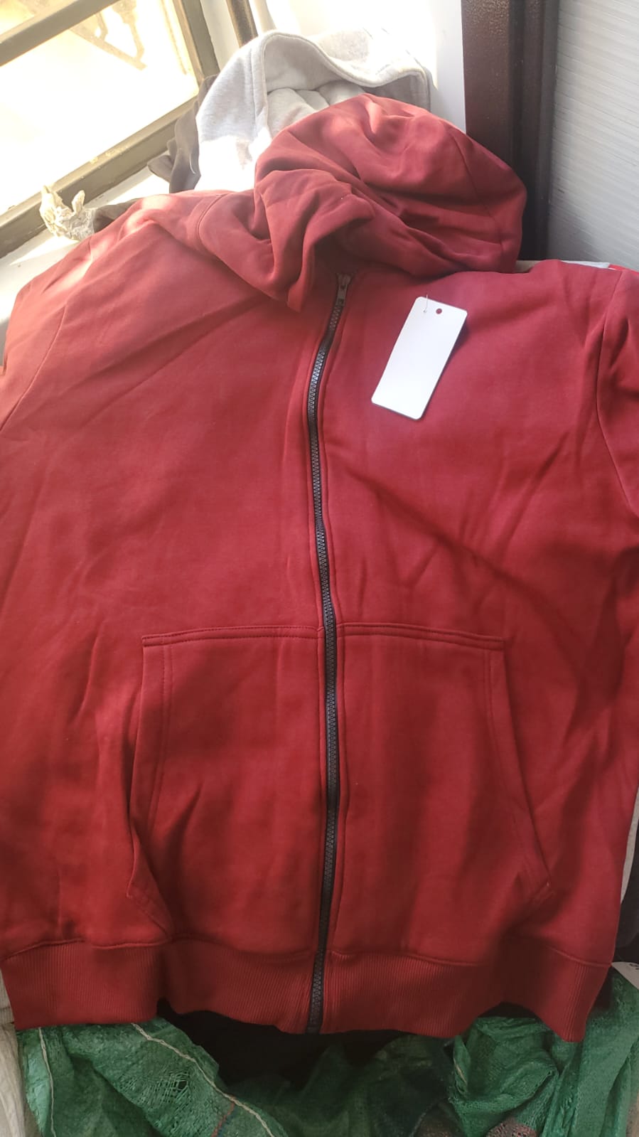 Exetwear Unisex Plain Zip Hoodie