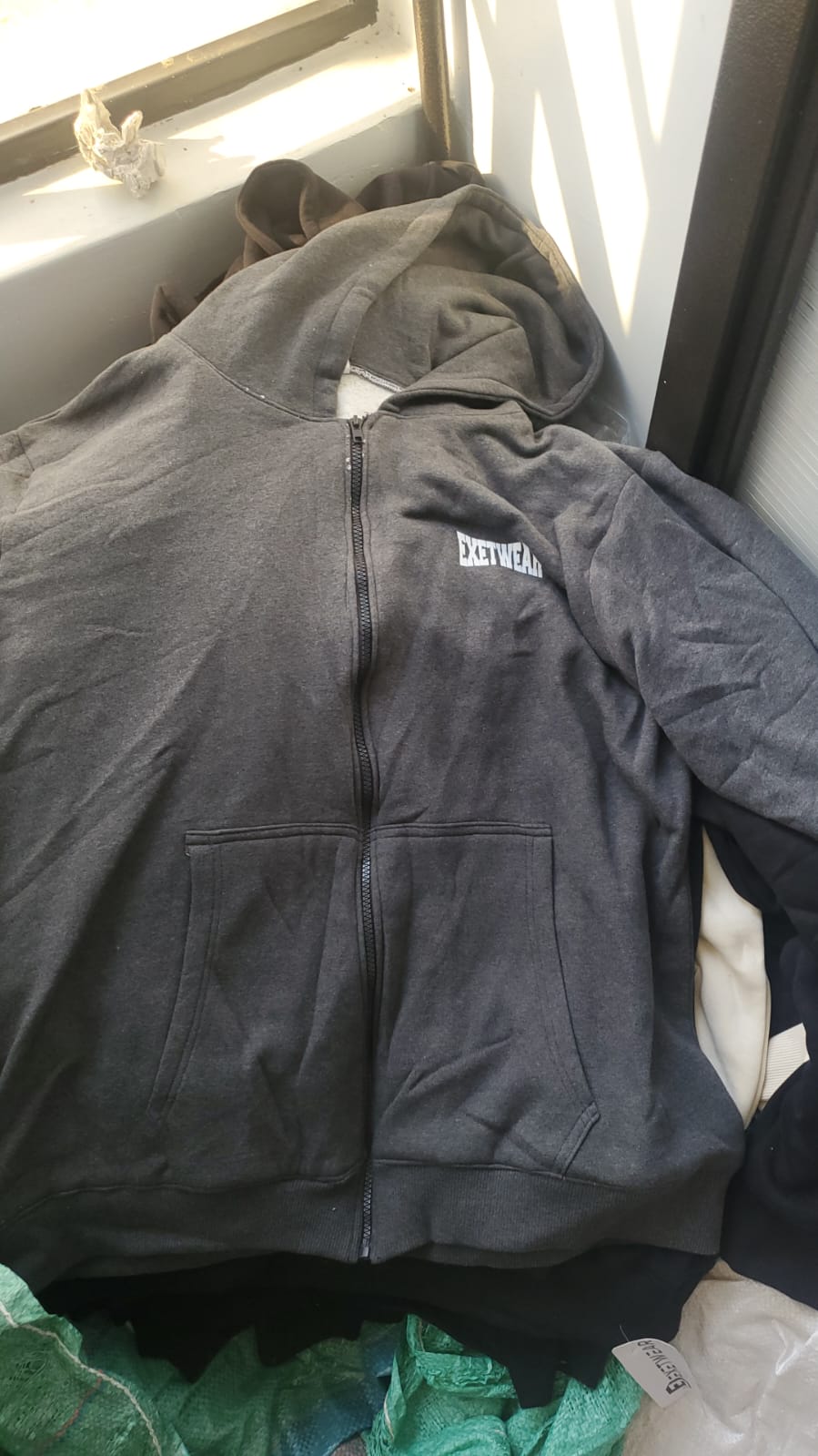 Exetwear Unisex Plain Zip Hoodie