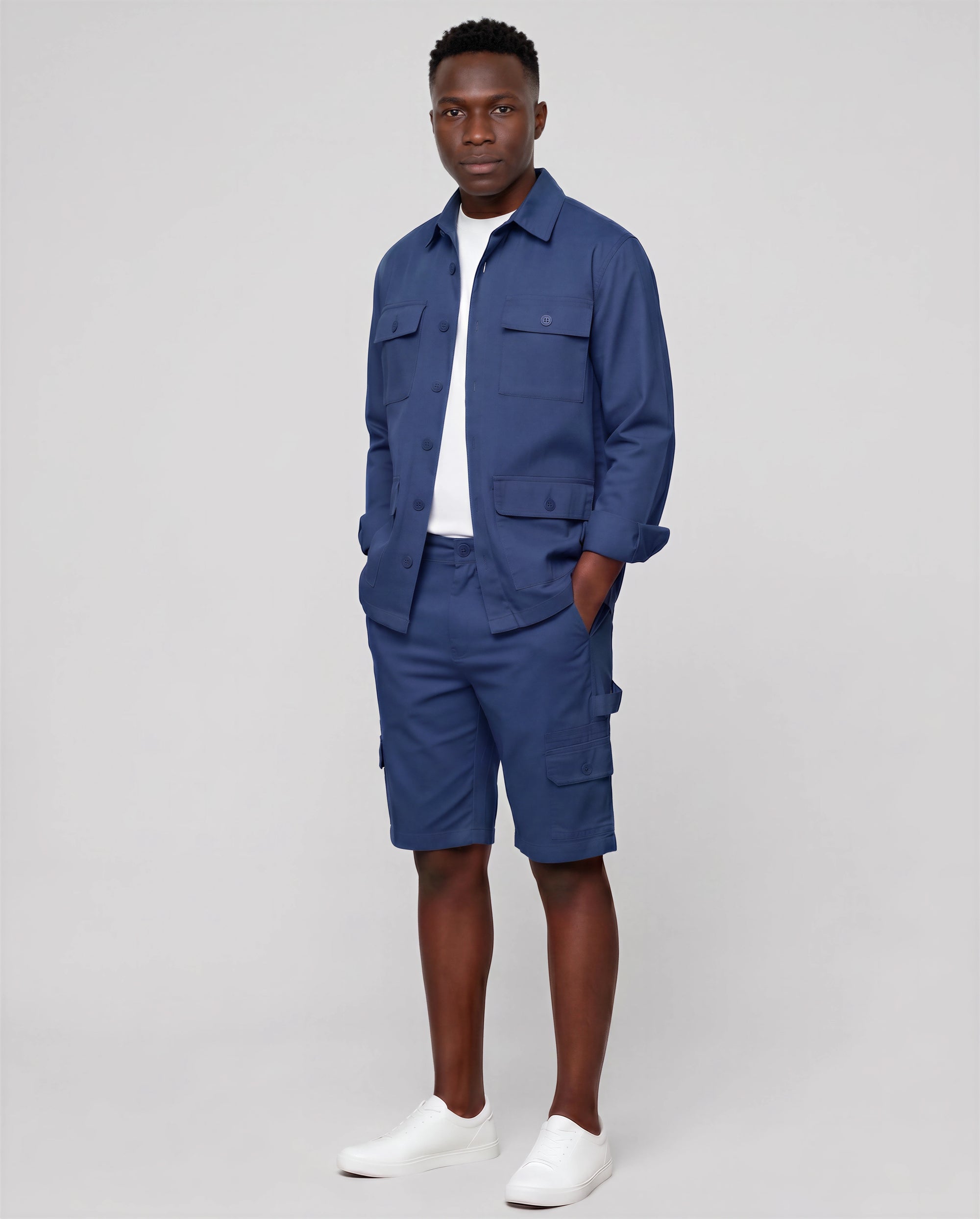 Men's Four-Pocket Utility Overshirt