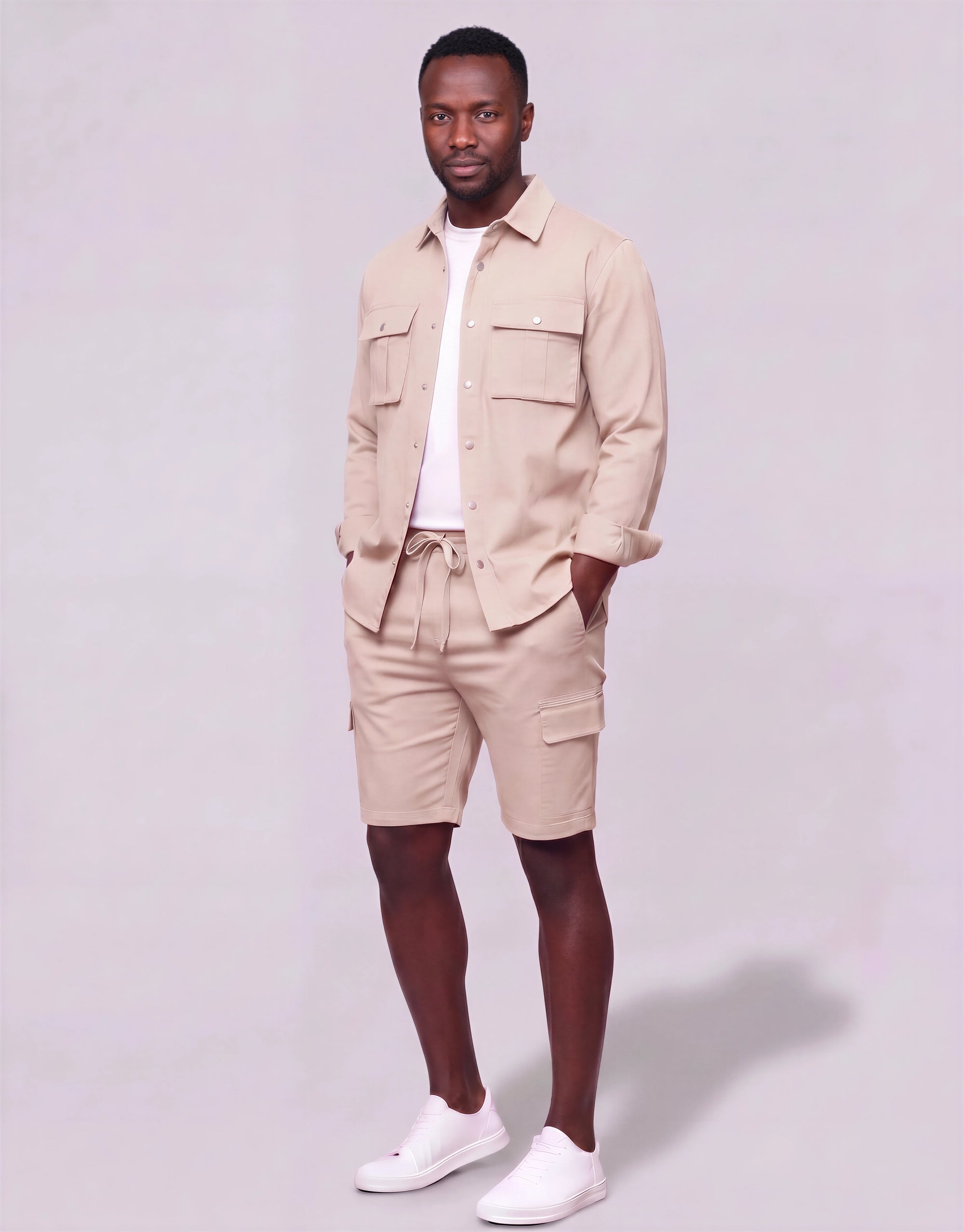 Men's Long-Line Overshirt