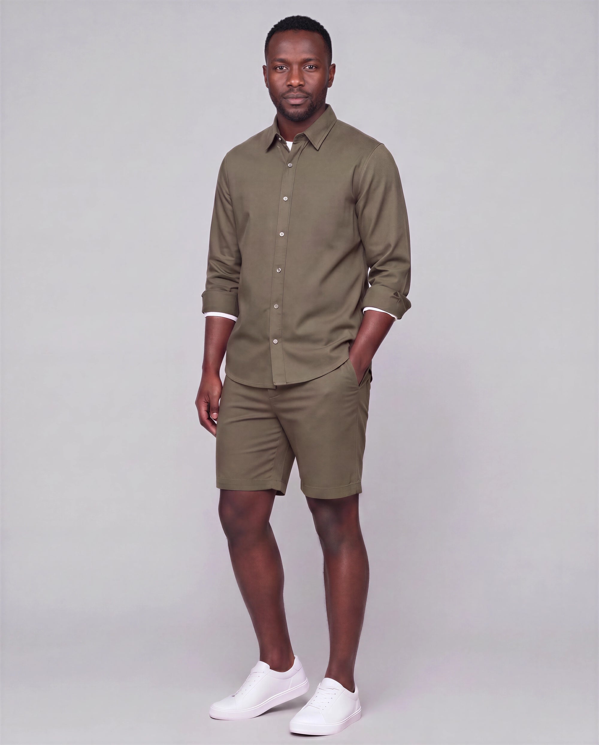 Men's Classic Long-Sleeve Overshirt
