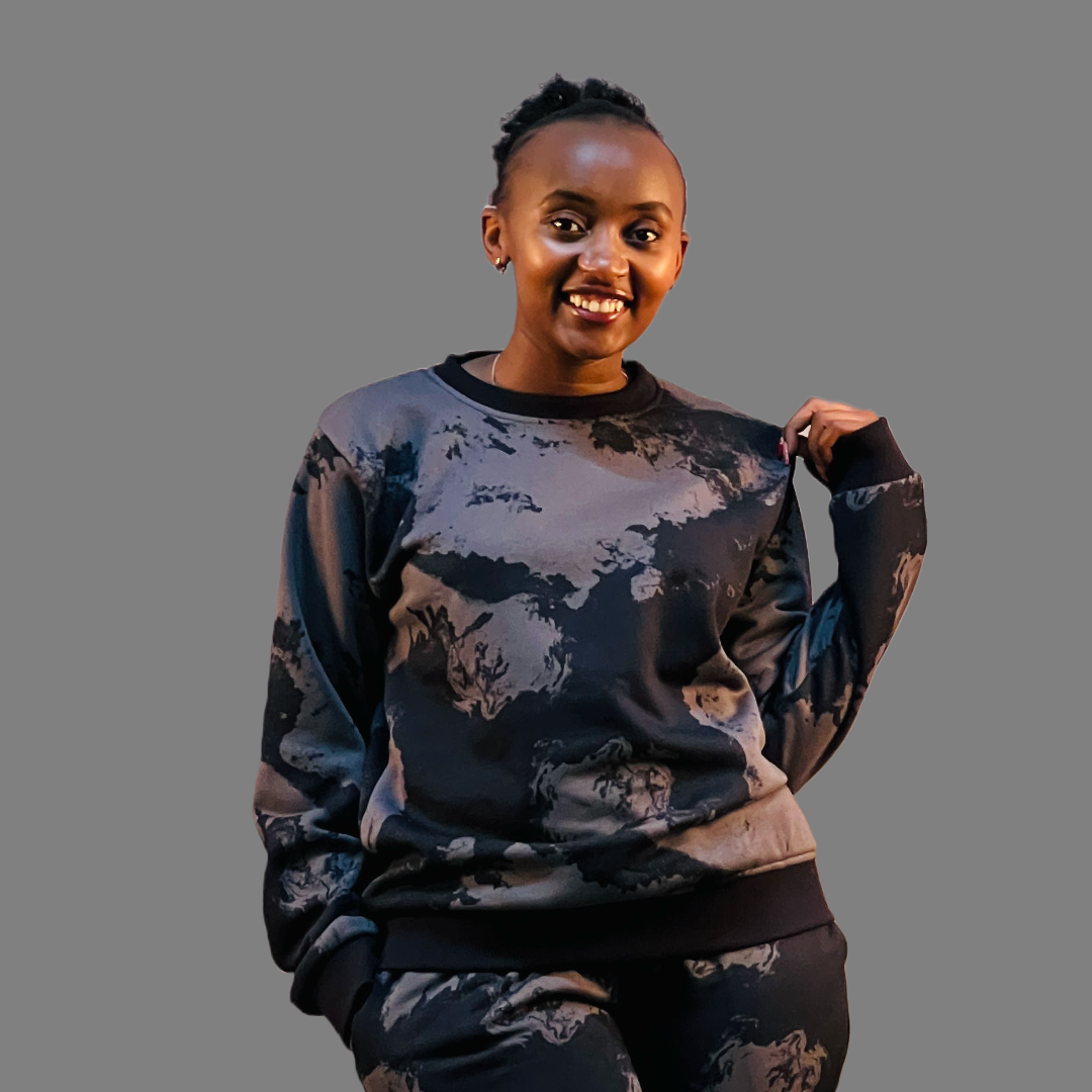 Women Camo Sweatshirt (Black)