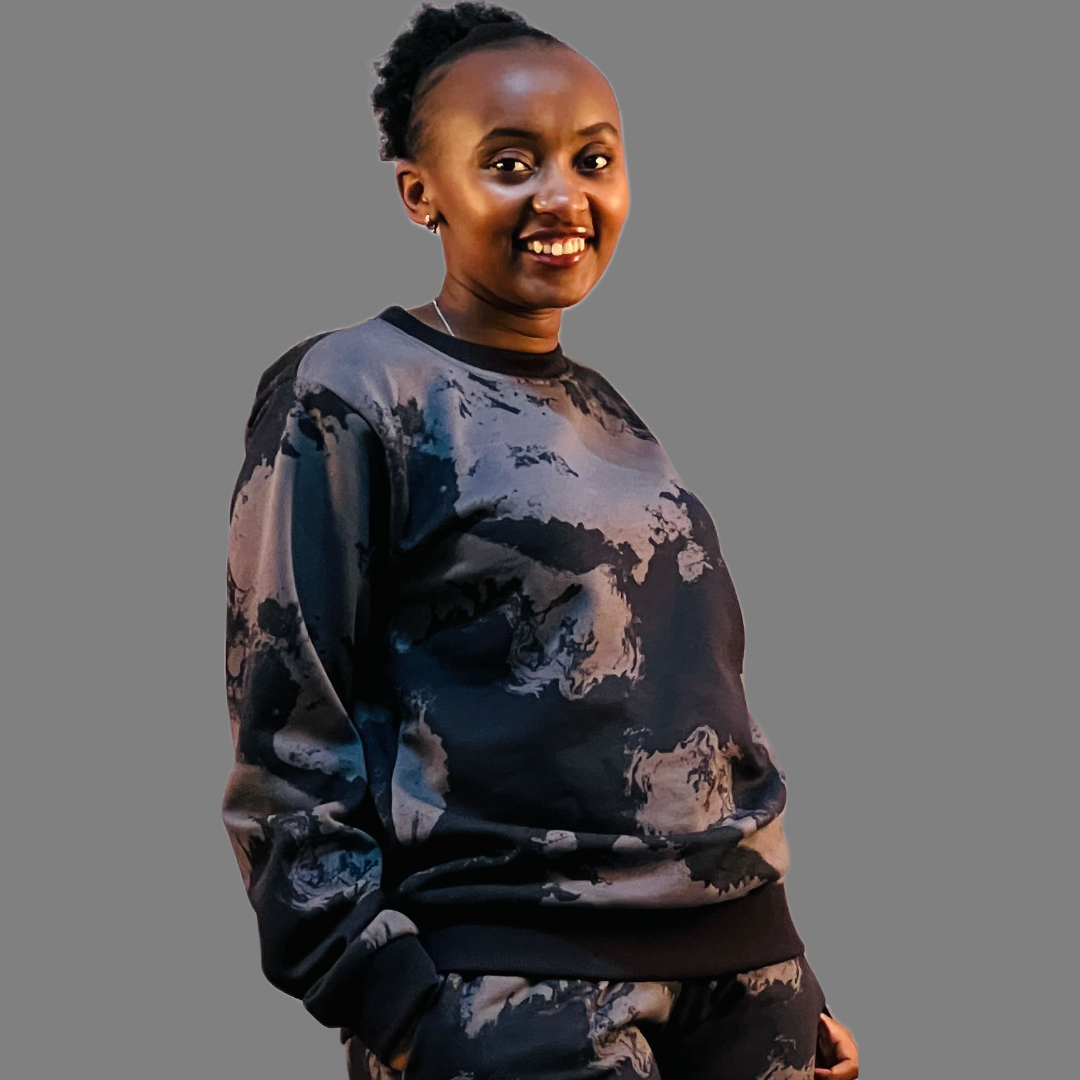 Women Camo Sweatshirt (Black)