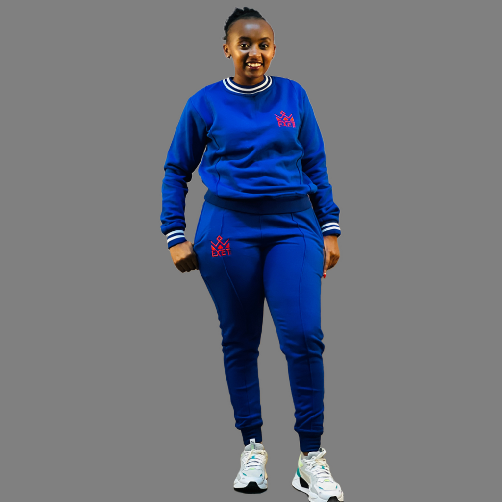 Women Sweatsuit set (Royal Blue) – exetwear