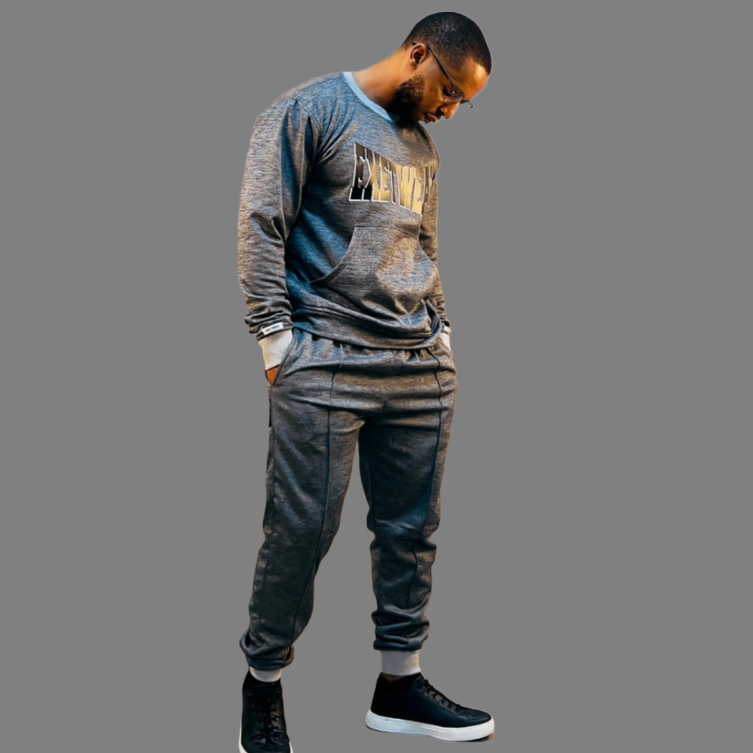 Men Tech Fleece sweatsuits (Grey)