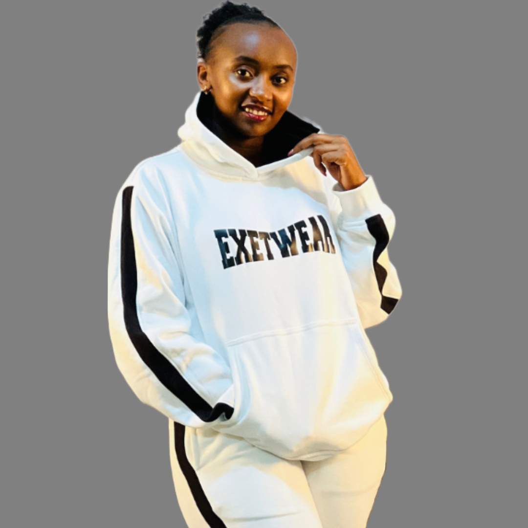 Women Exet Hoodie (white/black)