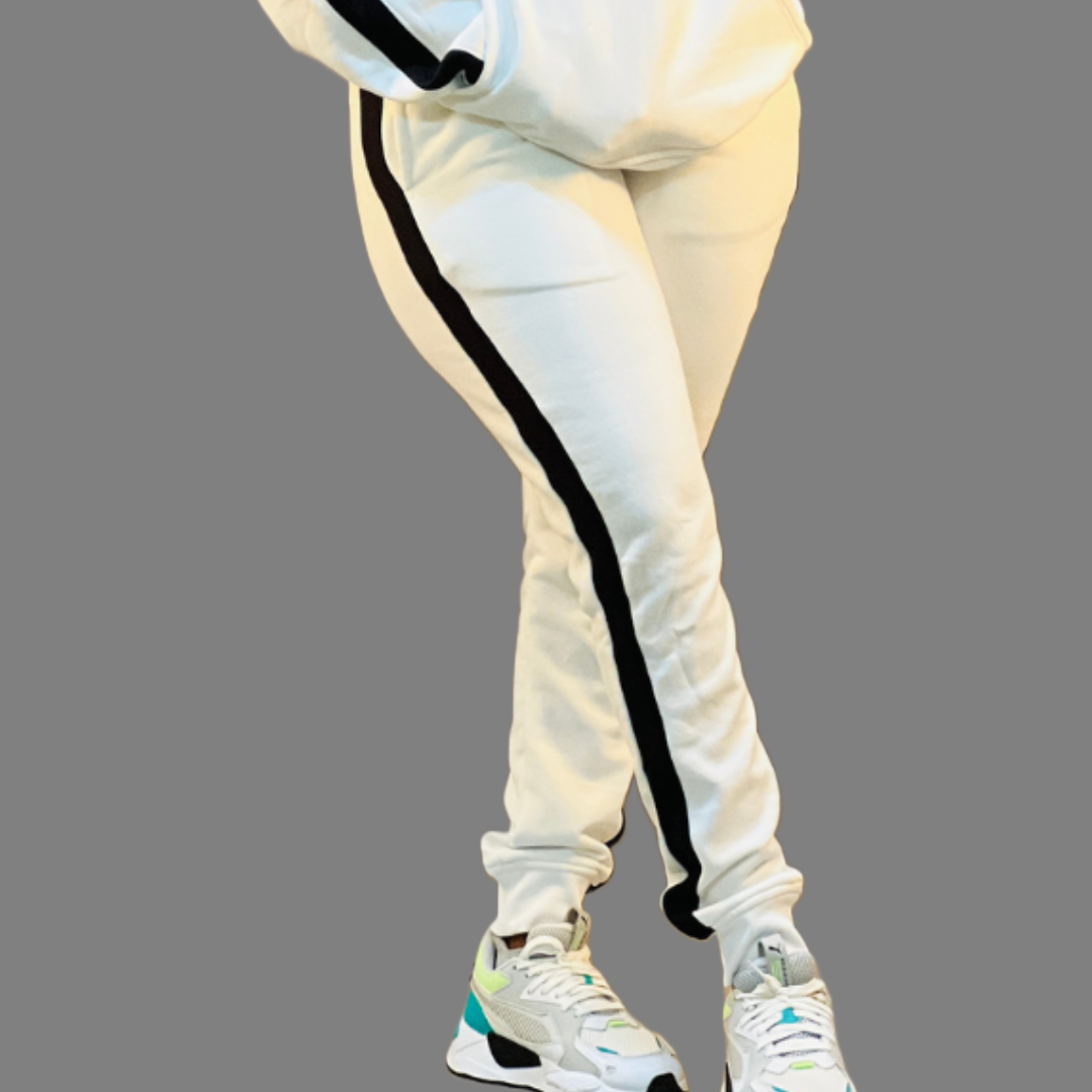 Women Hoodie set (White)