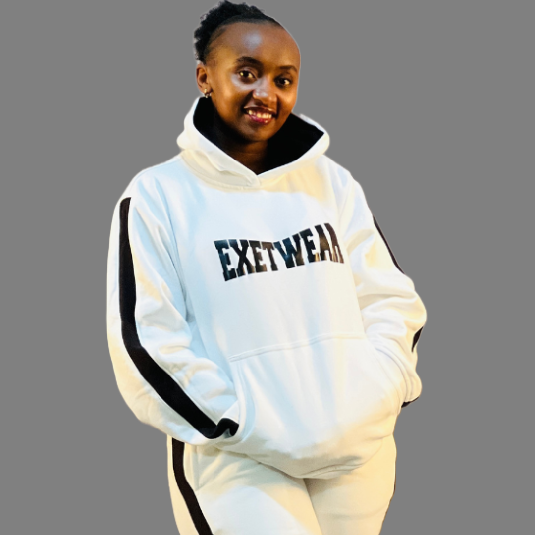 Women Exet Hoodie (white/black)