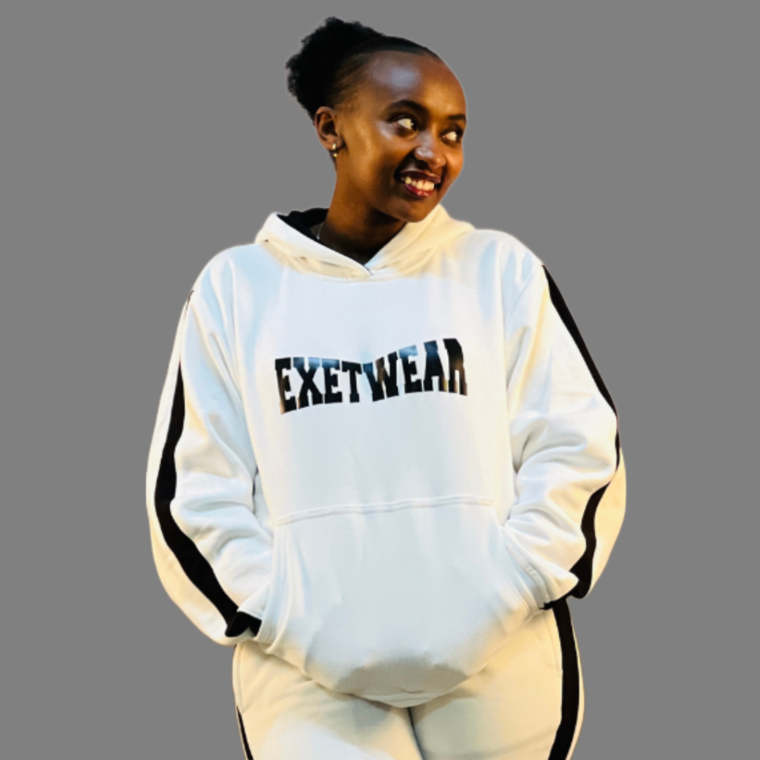 Women Exet Hoodie (white/black)